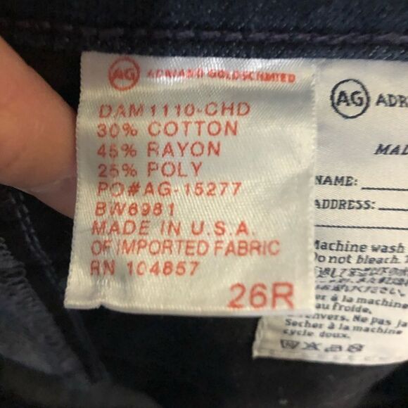 ADRIANO GOLDSHMIED THE‎ STILT CIGARETTE JEAN sz 26R - Picture 13 of 14